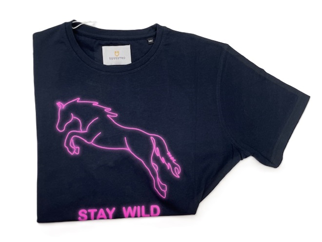 T-SHIRT STAY WILD EQUESTRO JUNIOR Donna, T-shirt 